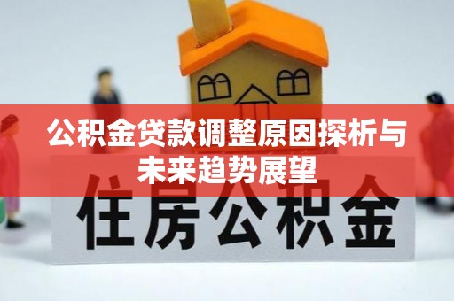 万秀公积金贷款调整原因探析与未来趋势展望