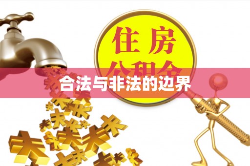 万秀合法与非法的边界