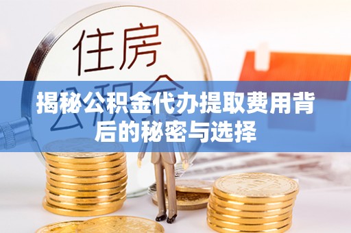 万秀揭秘公积金代办提取费用背后的秘密与选择