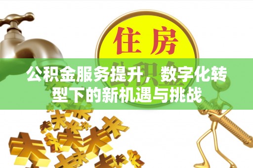万秀公积金服务提升，数字化转型下的新机遇与挑战