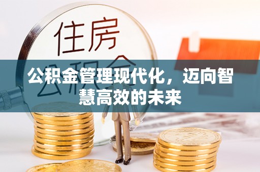 万秀公积金管理现代化，迈向智慧高效的未来