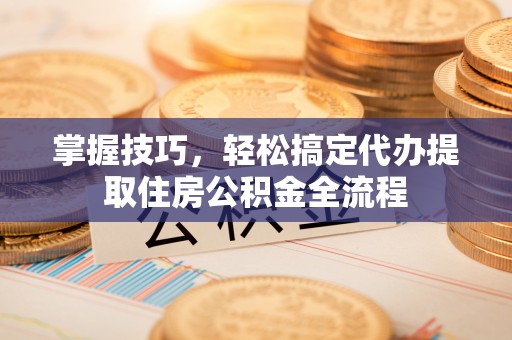万秀掌握技巧，轻松搞定代办提取住房公积金全流程