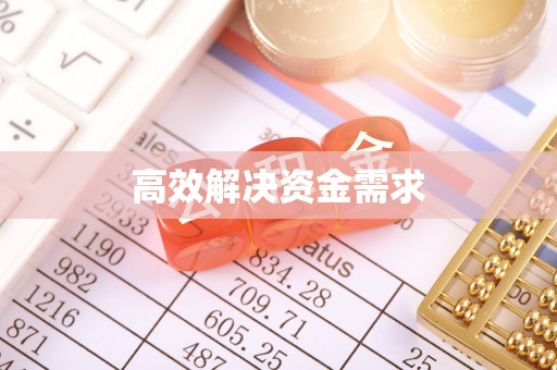 万秀高效解决资金需求