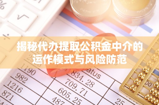 万秀揭秘代办提取公积金中介的运作模式与风险防范