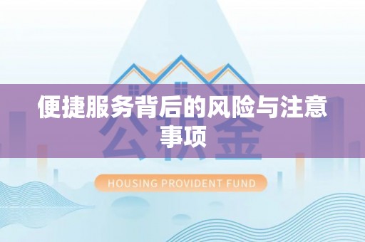 万秀便捷服务背后的风险与注意事项